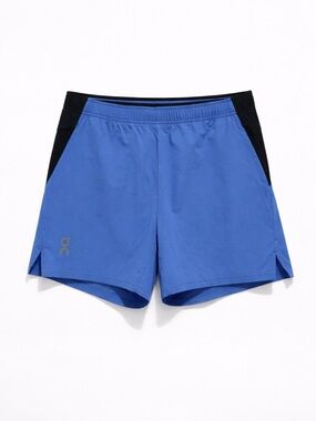 On Running 5" Performance Shorts Zaffre Blue- Men’s Medium NWOT